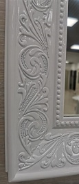Corozo Зеркало Классика 120x80 белое – фотография-6
